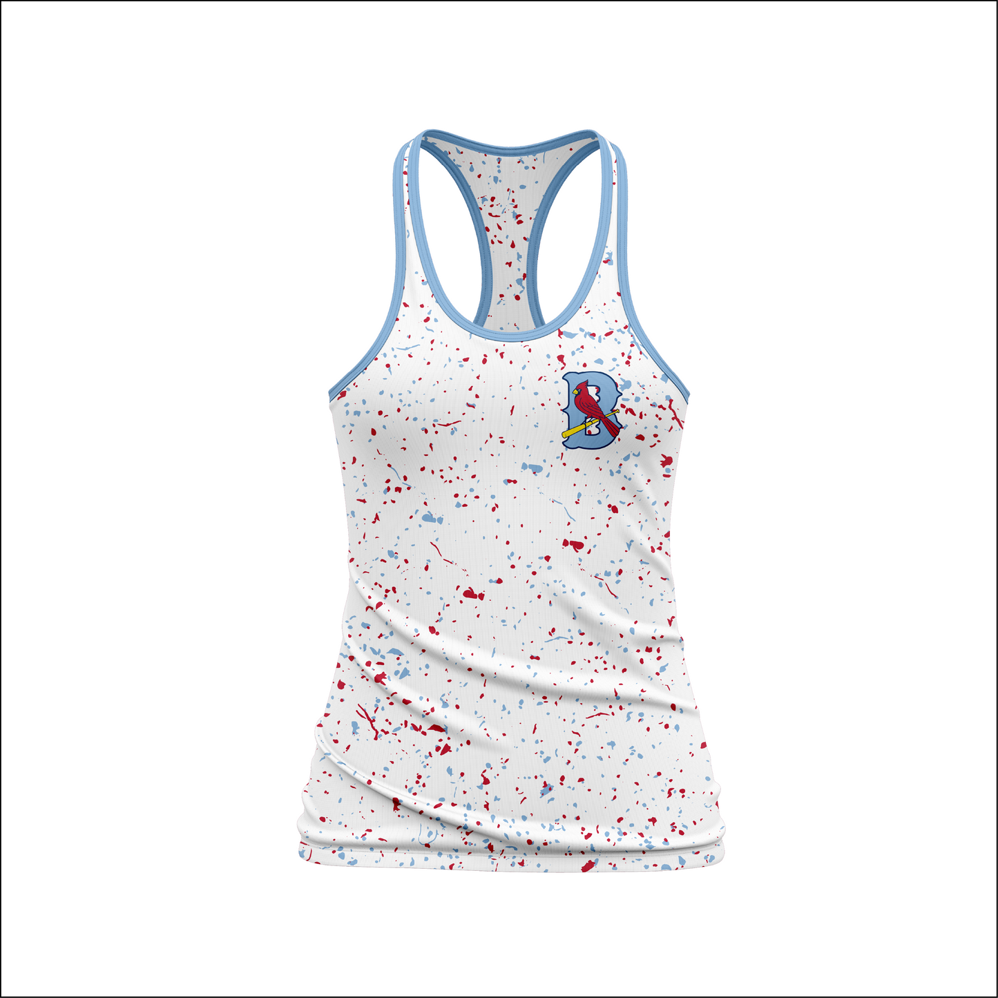 BEDFORD CARDINALS RACERBACK