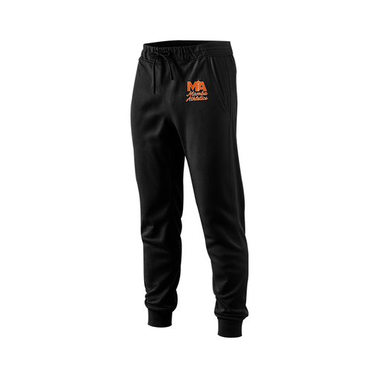 Black Mamba Athletics windbreaker joggers by BOLT Custom Sportswear, featuring a relaxed fit and athletic style.